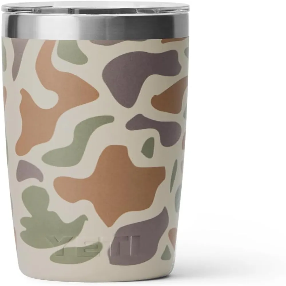 YETI Rambler Vaso de 10 oz de acero inoxidable y tapa MagSlider color camuflaje