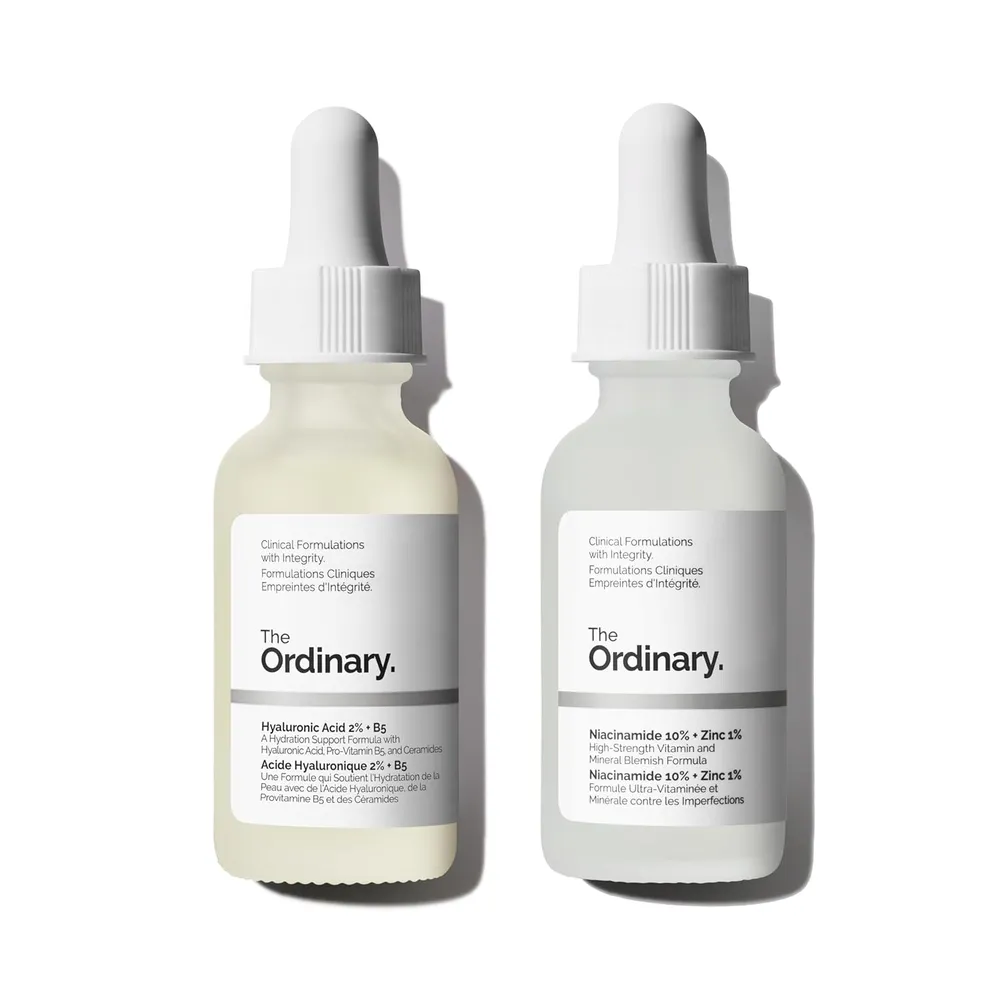 SET THE ORDINARY SKIN SUPPORT BASICS DUO ÁCIDO HIALURÓNICO NIACINAMIDA