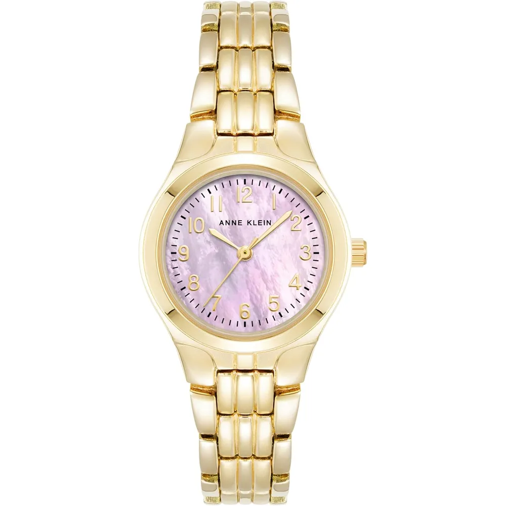 Anne Klein 10/5491SVTT reloj para mujer con diseño tipo pulsera | 27 mm - Oro/malva