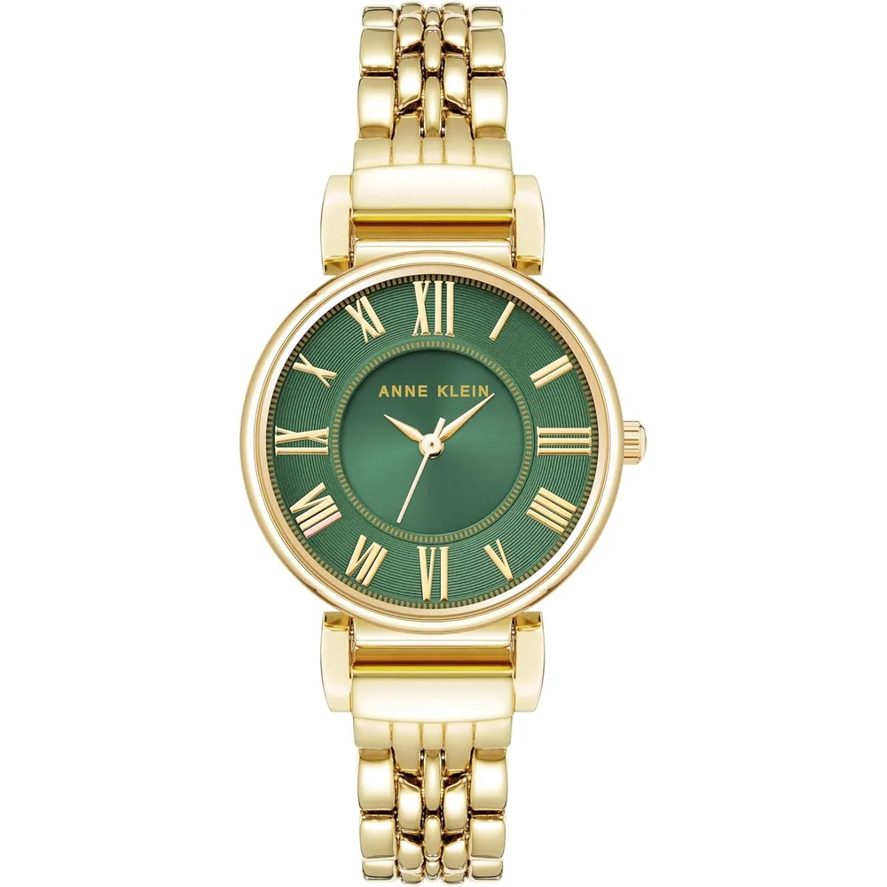 Anne Klein AK/2159SVSV reloj para mujer | 30 mm - Gold/Green