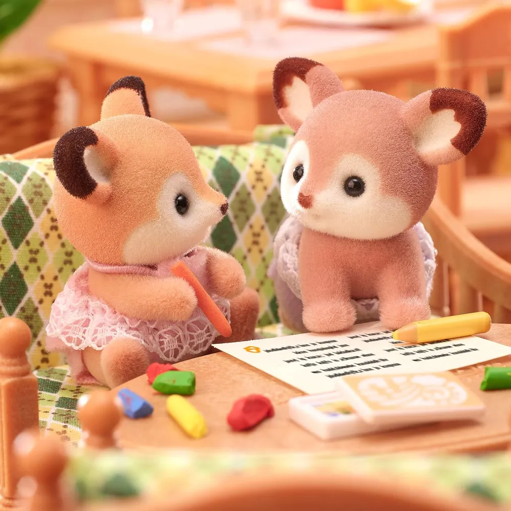 MUÑECA SYLVANIAN FAMILIES GEMELOS CIERVOS