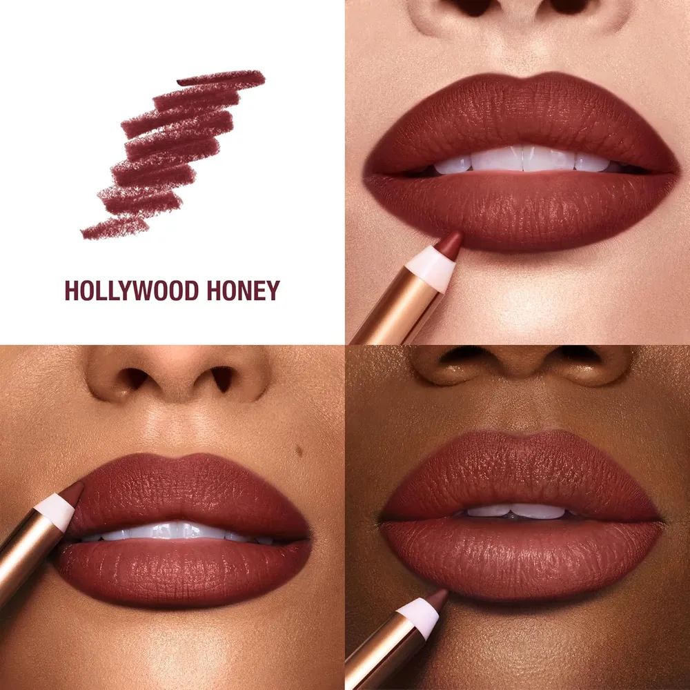 b0dpcst96b_1_webp.webp Charlotte Tilbury Lip Cheat Lápiz delineador de labios | Hollywood Honey - marrón caramelo