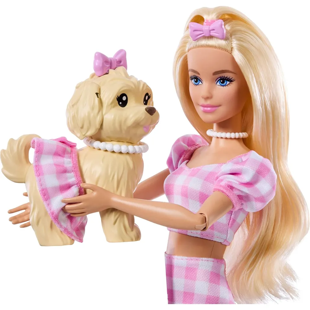 Barbie mascota perro ropa cuadros accesorios
