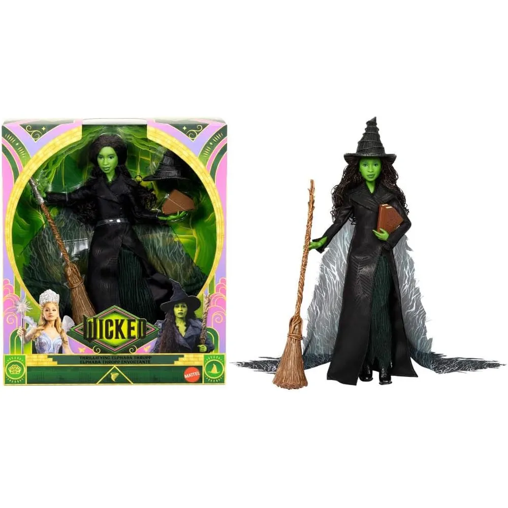 MUÑECA ELPHABA WICKED DELUXE CON 4 ACCESORIOS DE MODA