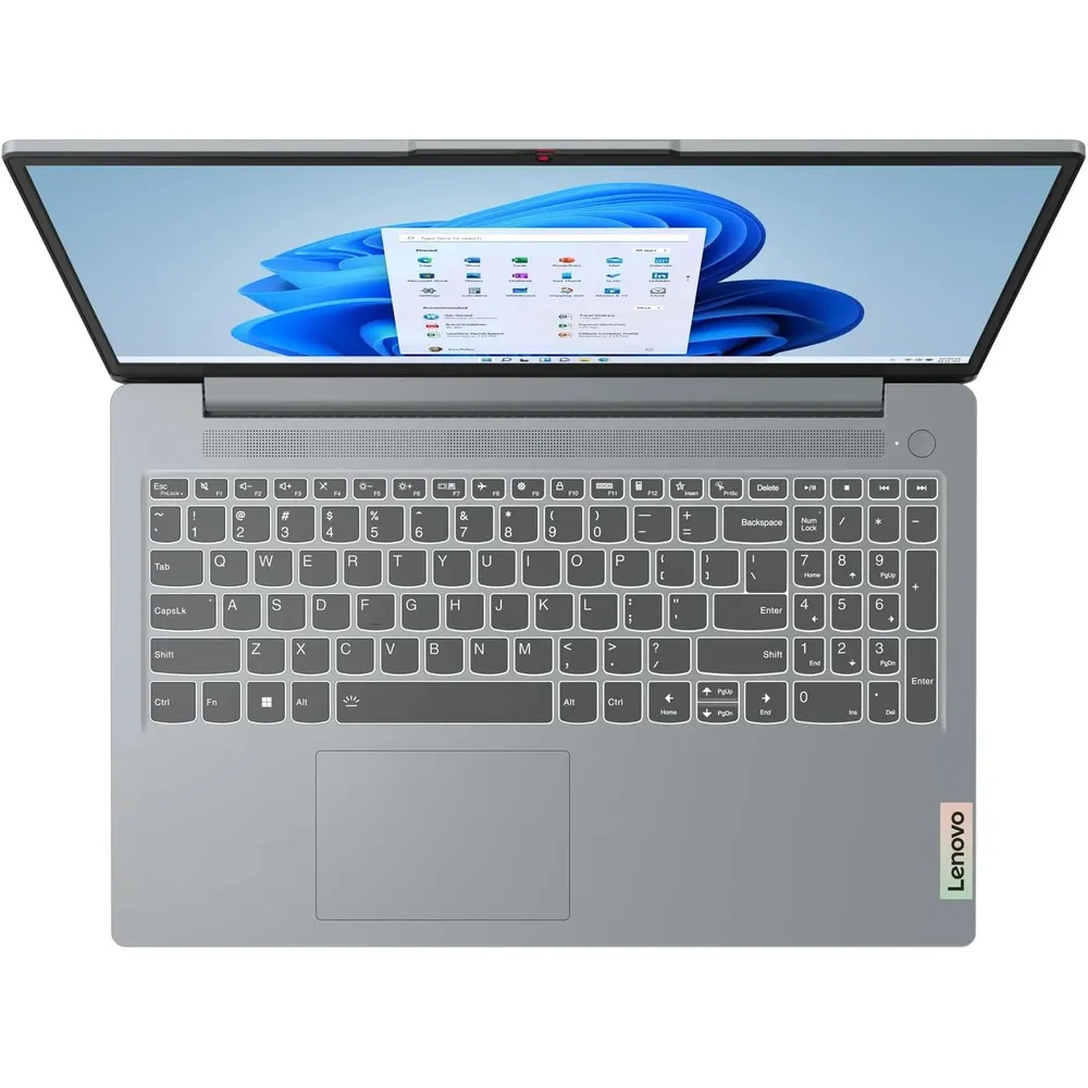 LAPTOP IDEAPAD SLIM 3I I3-N305 LENOVO 15.6" 256GB SSD 8GB RAM W11 S - TECLADO INGLÉS | ARCTIC GRAY