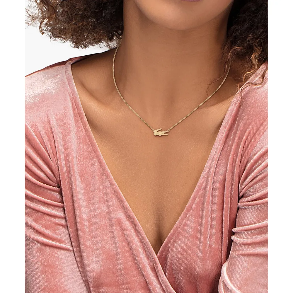 COLLAR LACOSTE COCODRILO MUJER