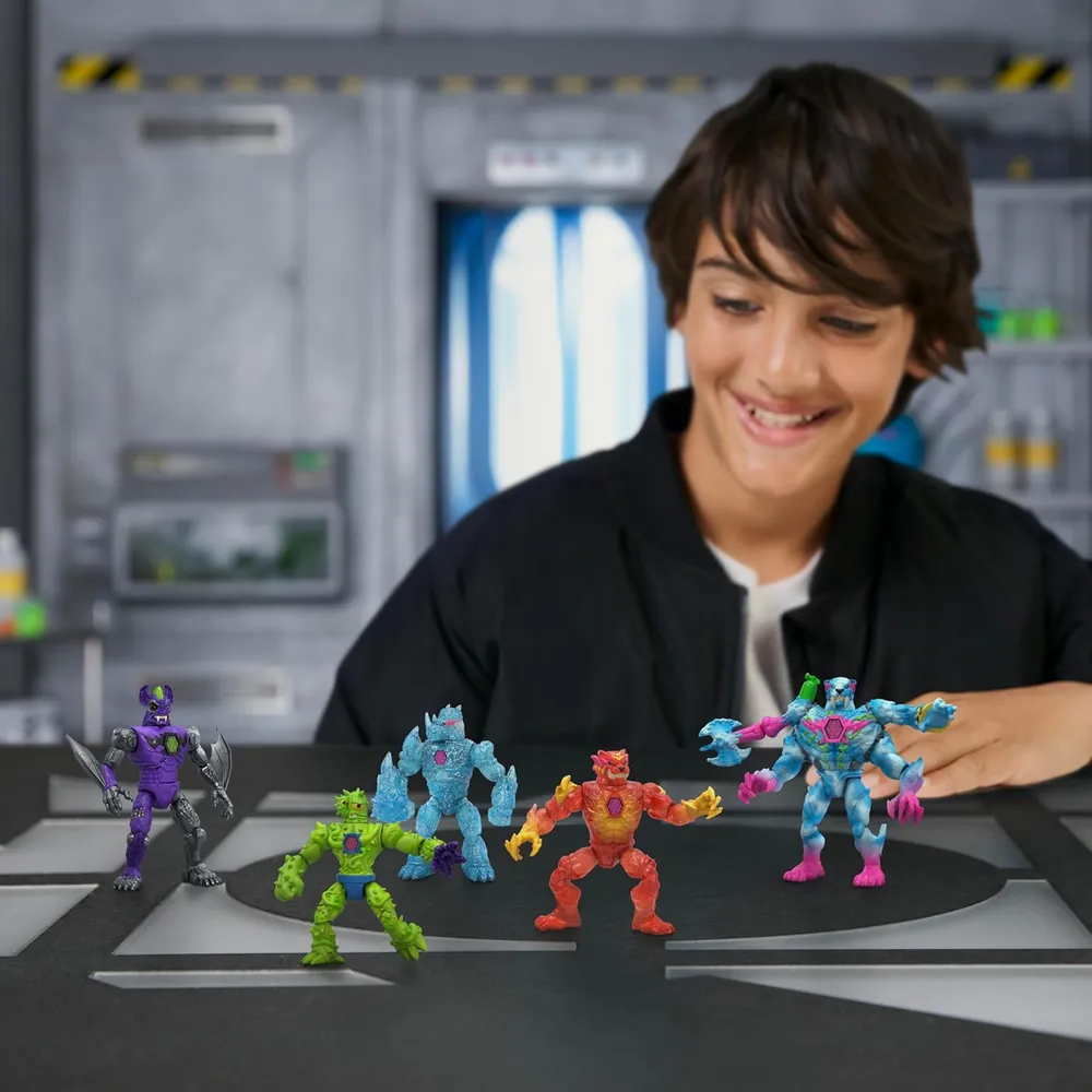 MRBEAST LAB HÍBRIDOS MEGA PACK 5 FIGURAS