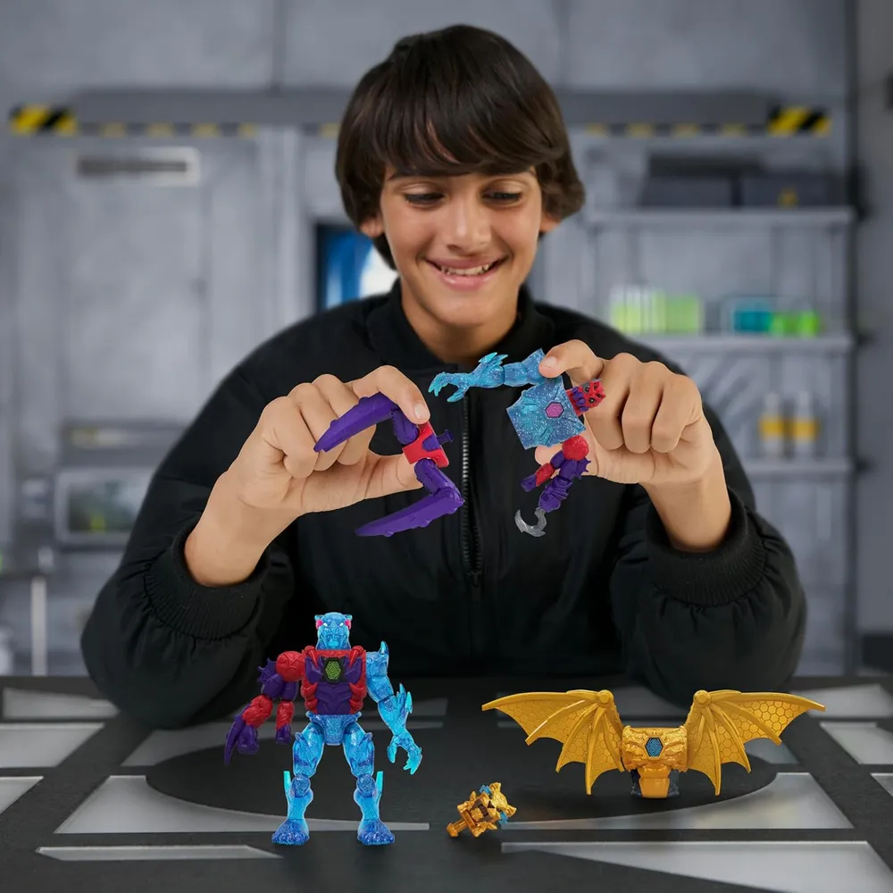 MRBEAST LAB HÍBRIDOS PACK 2 FIGURAS PANAMERA DRAGÓN