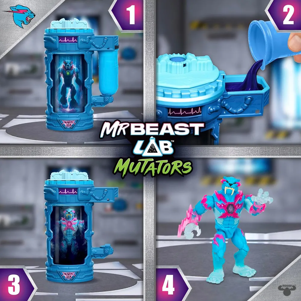 FIGURA MRBEAST LAB HIPERFUSIÓN PANTERA RELÁMPAGO