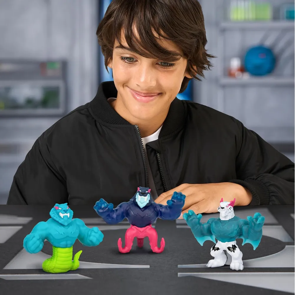 MrBeast Lab héroe hiperelástico calamar dientes de sable 5" / 12.7 cm