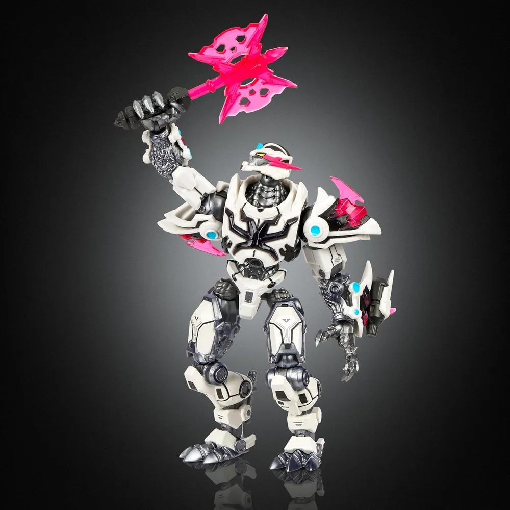 FIGURA MRBEAST LAB PLATINUM TIGER BATTLE TITAN 6.5" / 16.5 CM