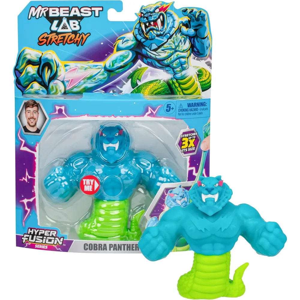 MrBeast Lab héroe hiperflexible pantera 5" / 12.7 cm