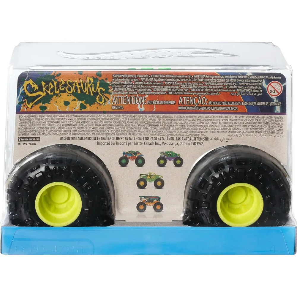 HOT WHEELS MONSTER TRUCKS SKELESAURUS