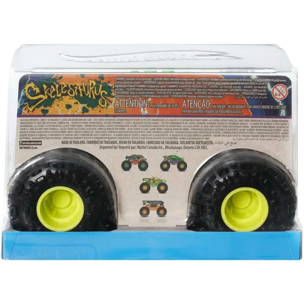 HOT WHEELS MONSTER TRUCKS SKELESAURUS