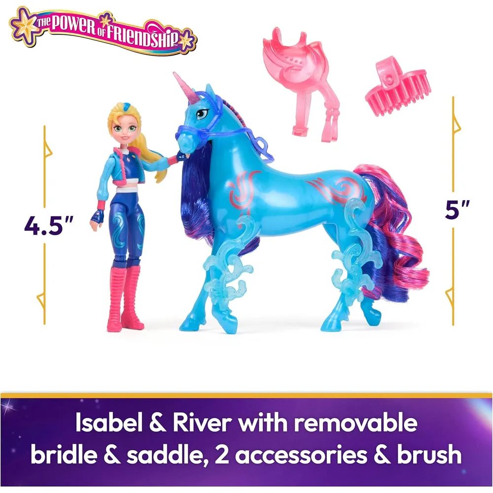 MUÑECA ACADEMIA UNICORNIO ISABEL RIVER SET AMISTAD
