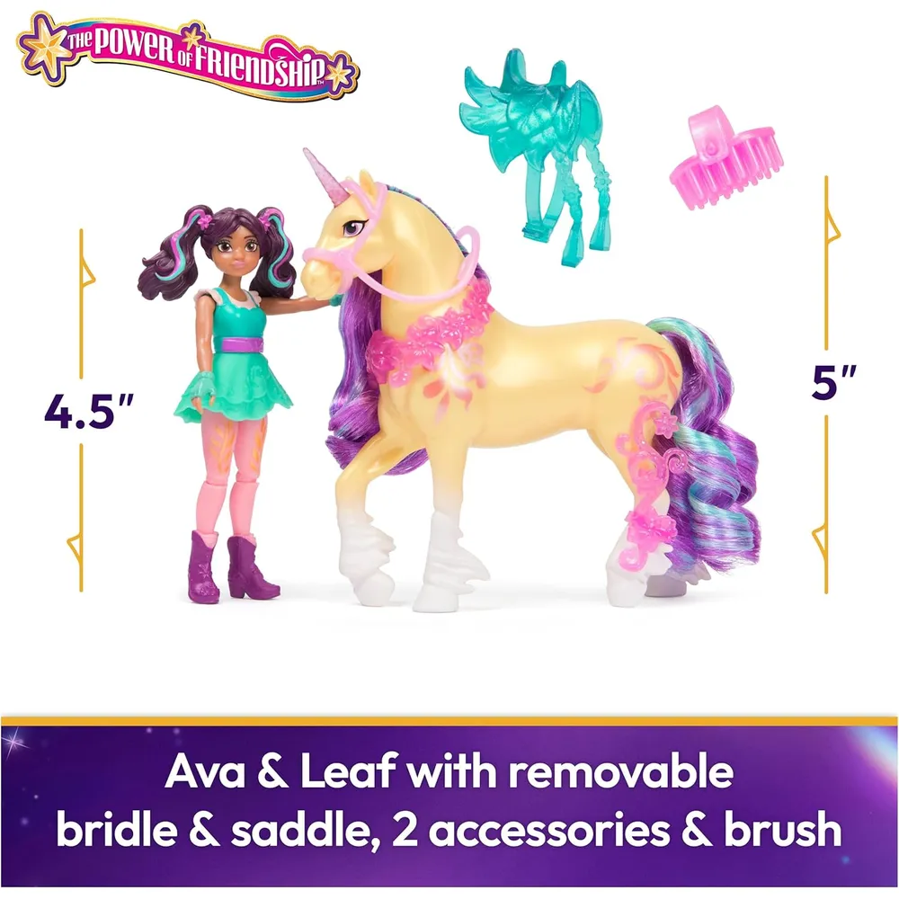 Academia Unicornio Ava Leaf set amistad accesorios
