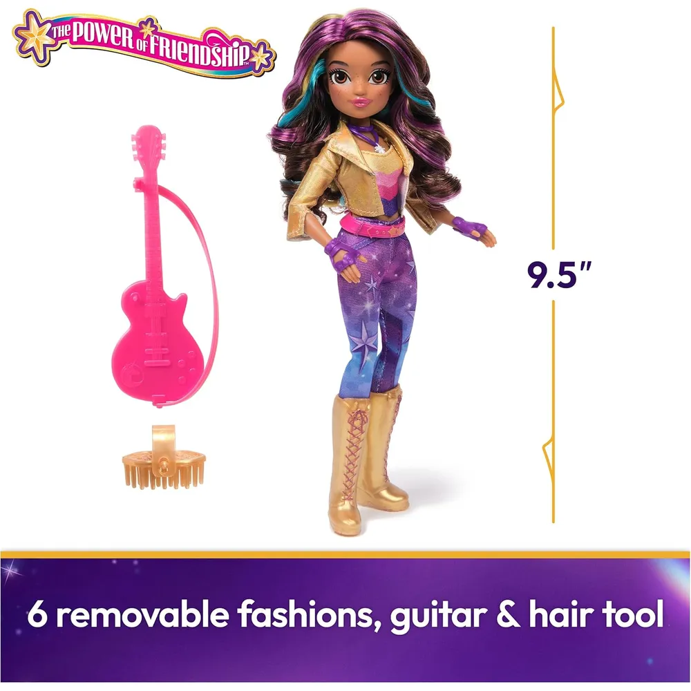Academia Unicornio Sophia muñeca guitarra 6 accesorios