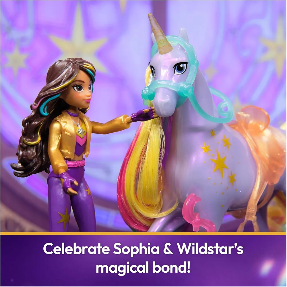MUÑECA ACADEMIA UNICORNIO SOPHIA WILDSTAR SET AMISTAD