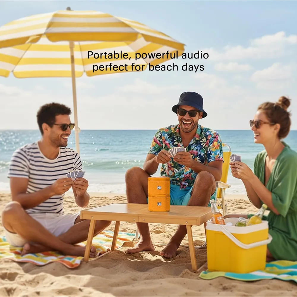 Kodak Soundbrix altavoz portátil Bluetooth IPX4 | Naranja
