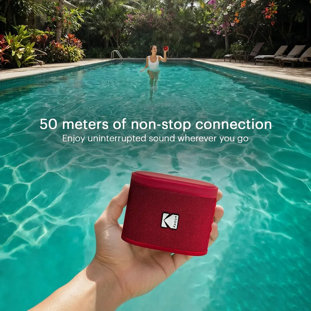 Kodak Soundbrix altavoz portátil Bluetooth | Rojo
