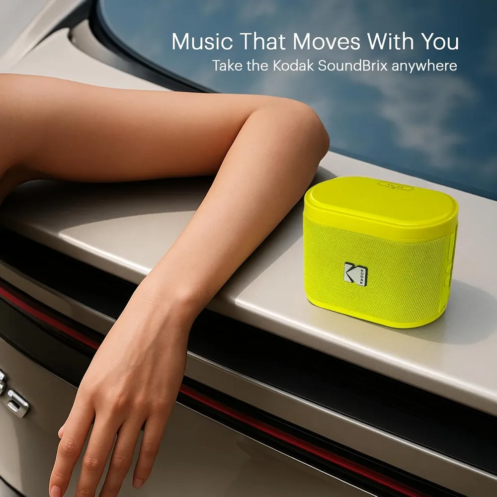 Kodak Soundbrix mini altavoz Bluetooth IP64 | Verde