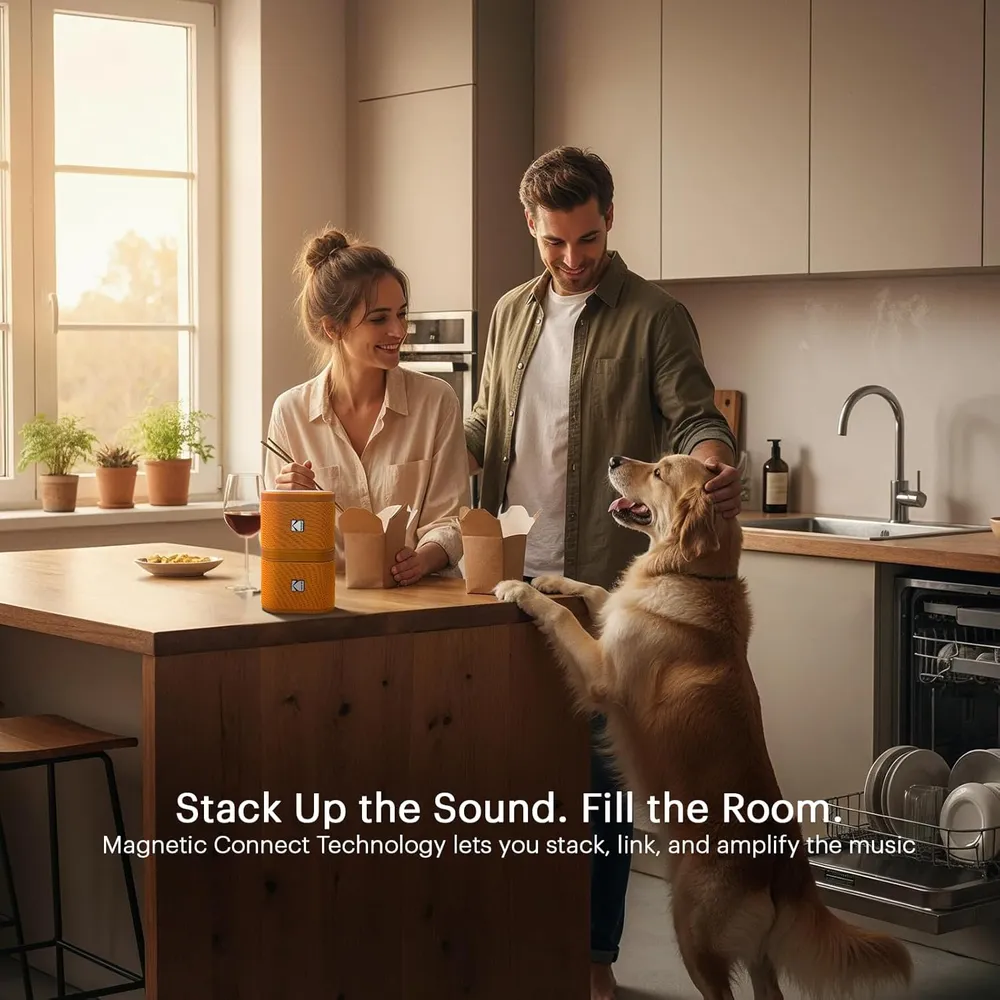 PARLANTE BLUETOOTH SOUNDBRIX KODAK | NARANJA