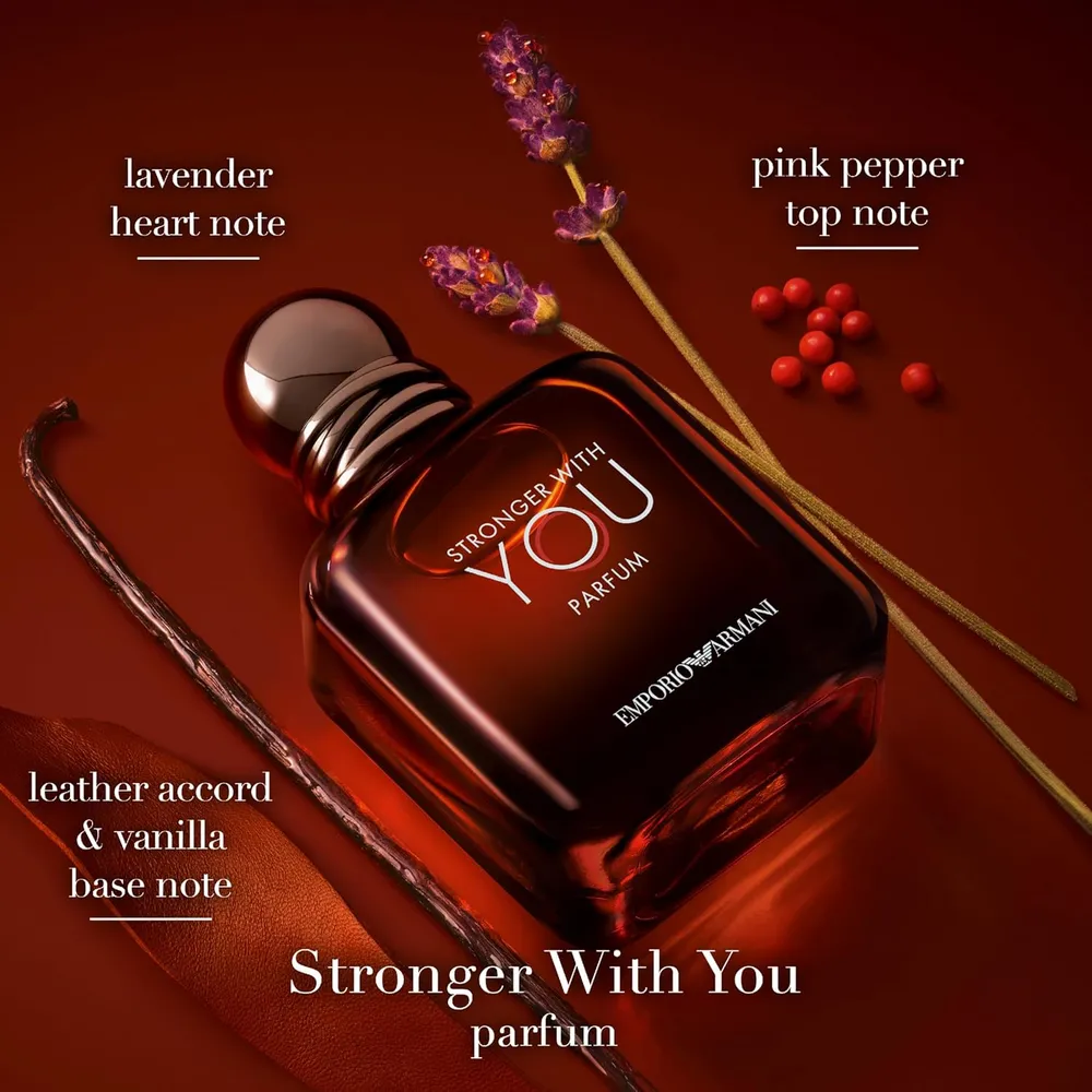 PERFUME ARMANI STRONGER WITH YOU PARFUM HOMBRE 3.4 OZ / 100 ML