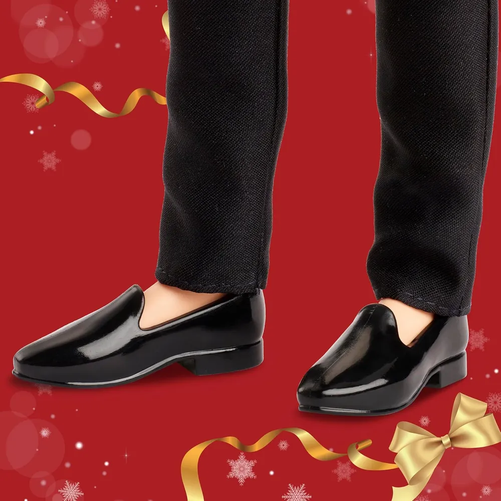 KEN BARBIE SIGNATURE HOLIDAY 2025 NEGRO TRAJE DORADO