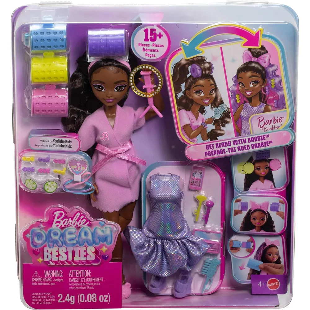 BARBIE DREAM READY BROOKLYN MUÑECA CON ACCESORIOS CABELLO