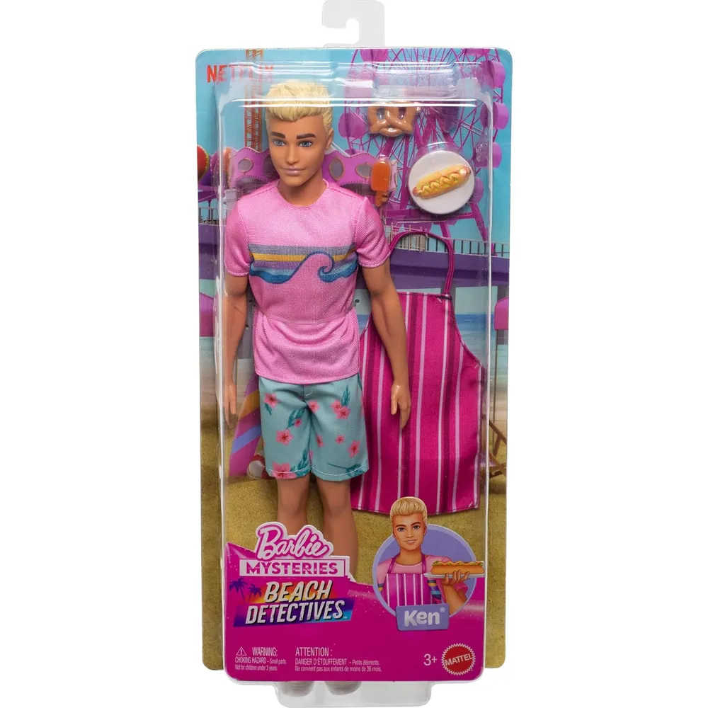 Ken Barbie Mysteries Detectives Playa atuendo exclusivo accesorios