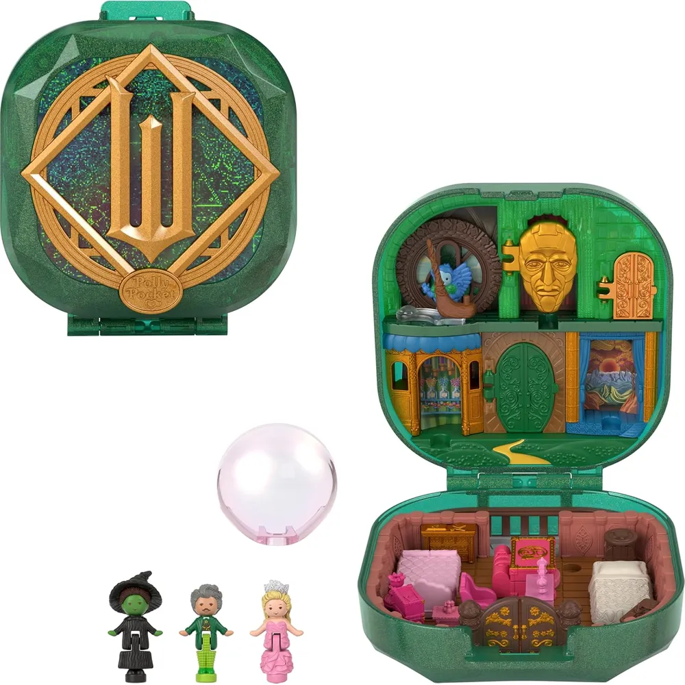 Polly Pocket Wicked Collector compacto micromuñecas 2 accesorios