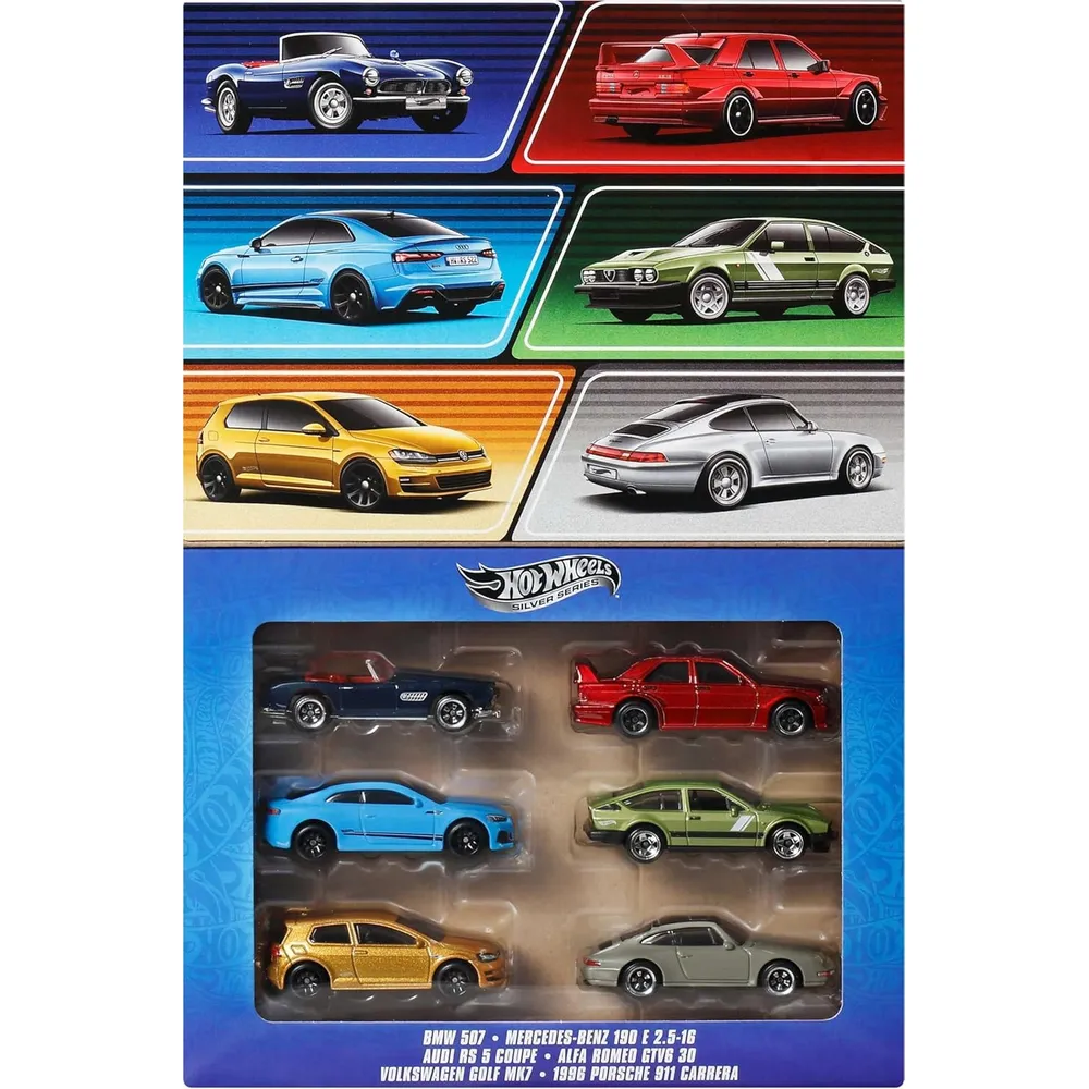 HOT WHEELS ESTILO EUROPA SET 6 PZS (ESTILOS DIVERSOS)