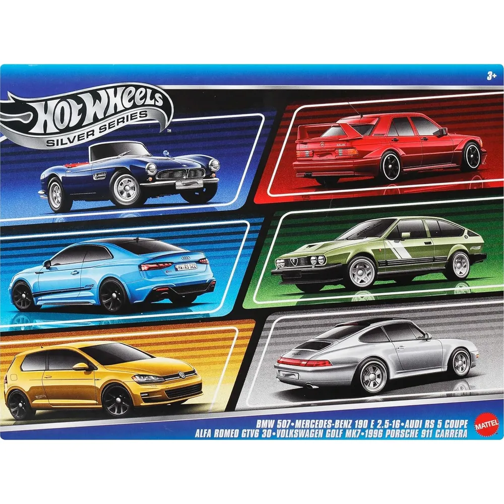 HOT WHEELS ESTILO EUROPA SET 6 PZS (ESTILOS DIVERSOS)