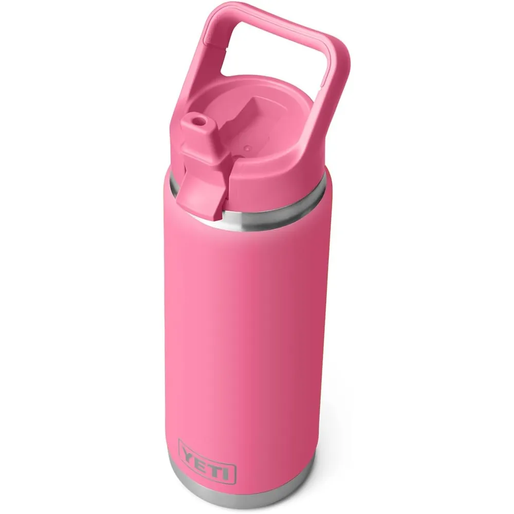 YETI Botella Rambler con Tapa de Cañita de 26 oz | Rosa