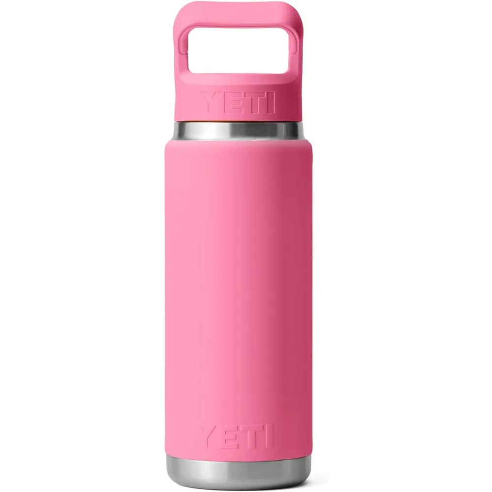 YETI Botella Rambler con Tapa de Cañita de 26 oz | Rosa