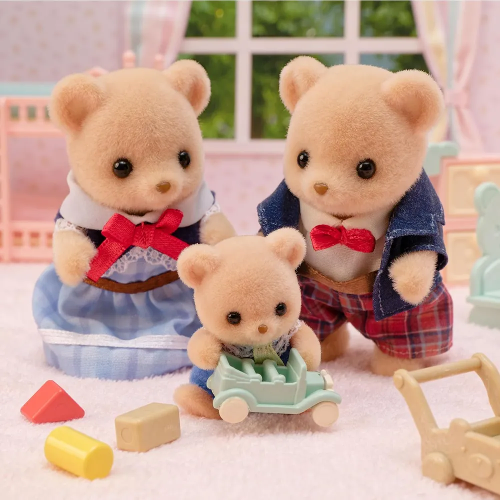 MUÑECA SYLVANIAN FAMILIES FAMILIA OSO GALLETA