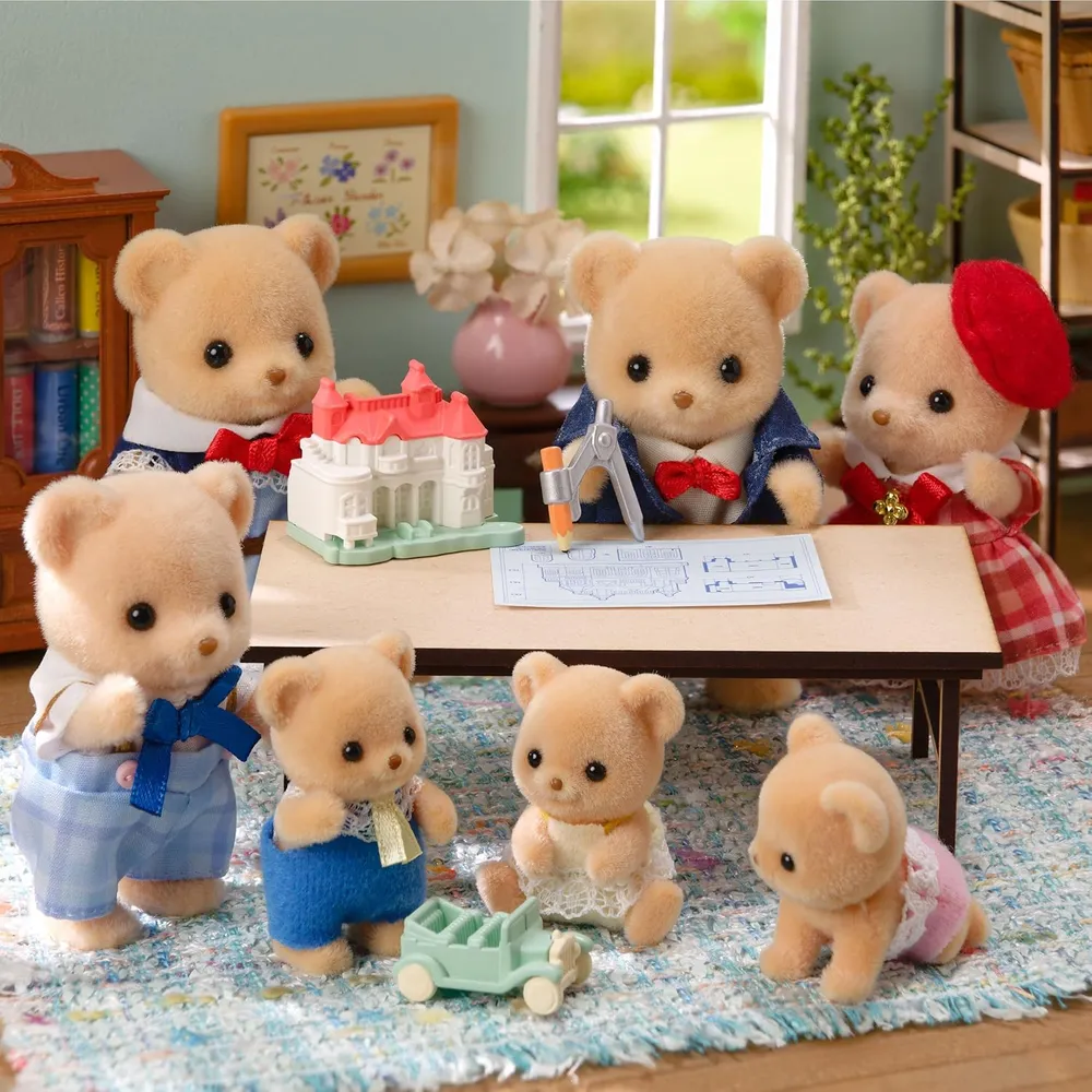 MUÑECA SYLVANIAN FAMILIES FAMILIA OSO GALLETA