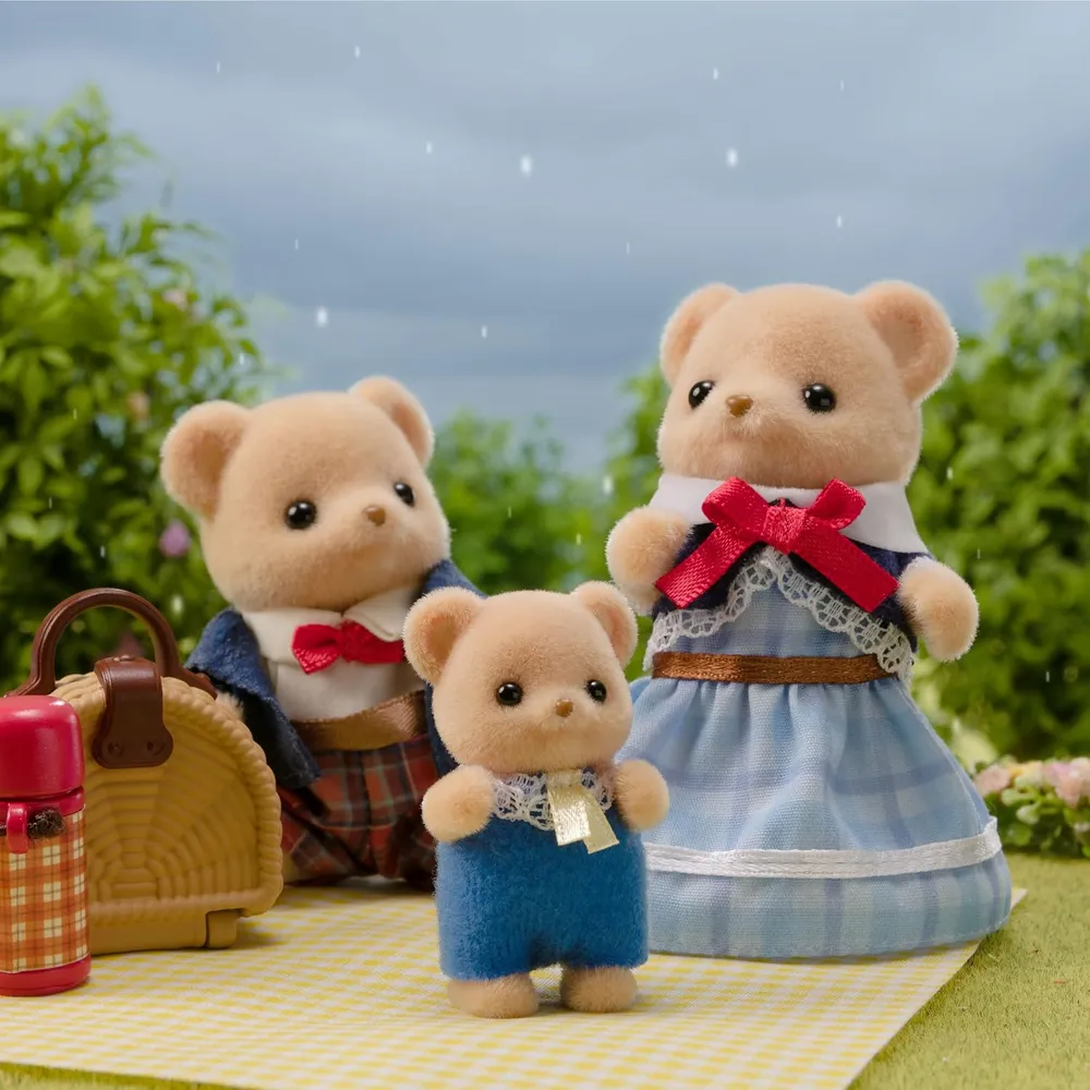 MUÑECA SYLVANIAN FAMILIES FAMILIA OSO GALLETA