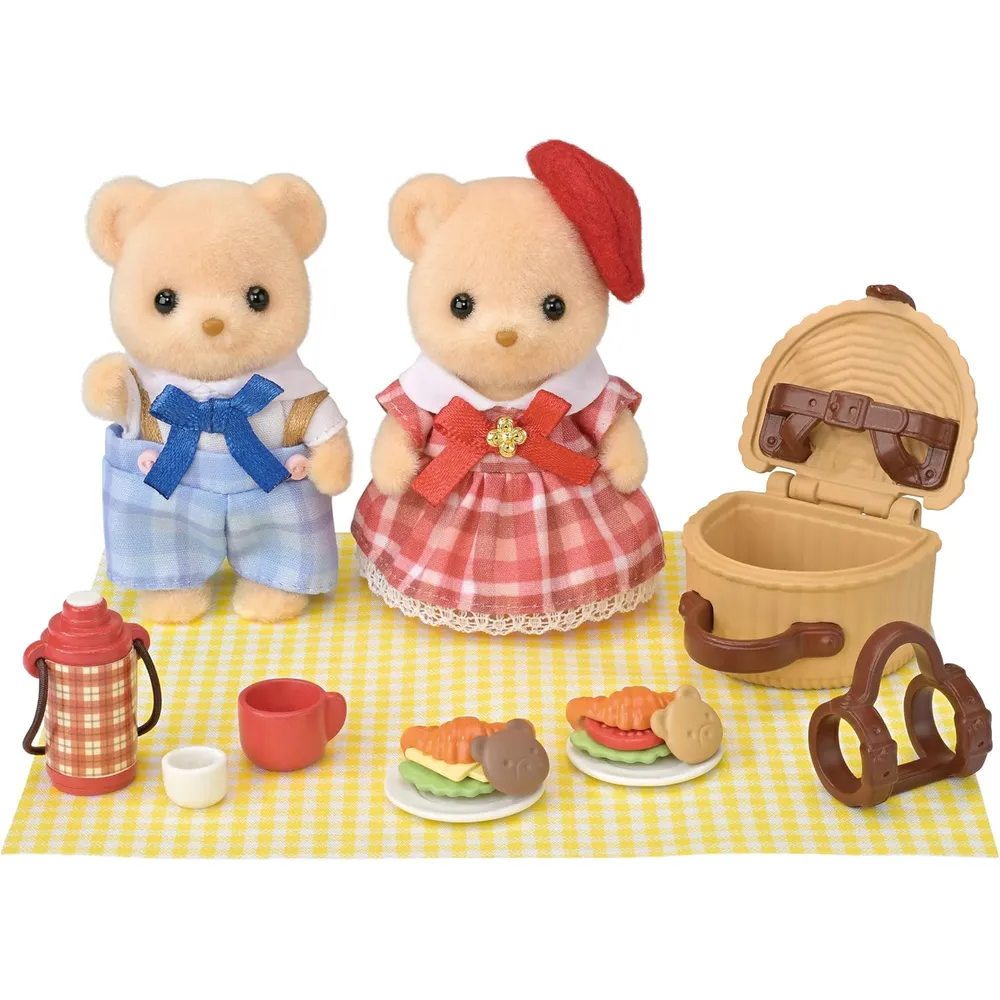 MUÑECA SYLVANIAN FAMILIES HERMANOS OSO GALLETA