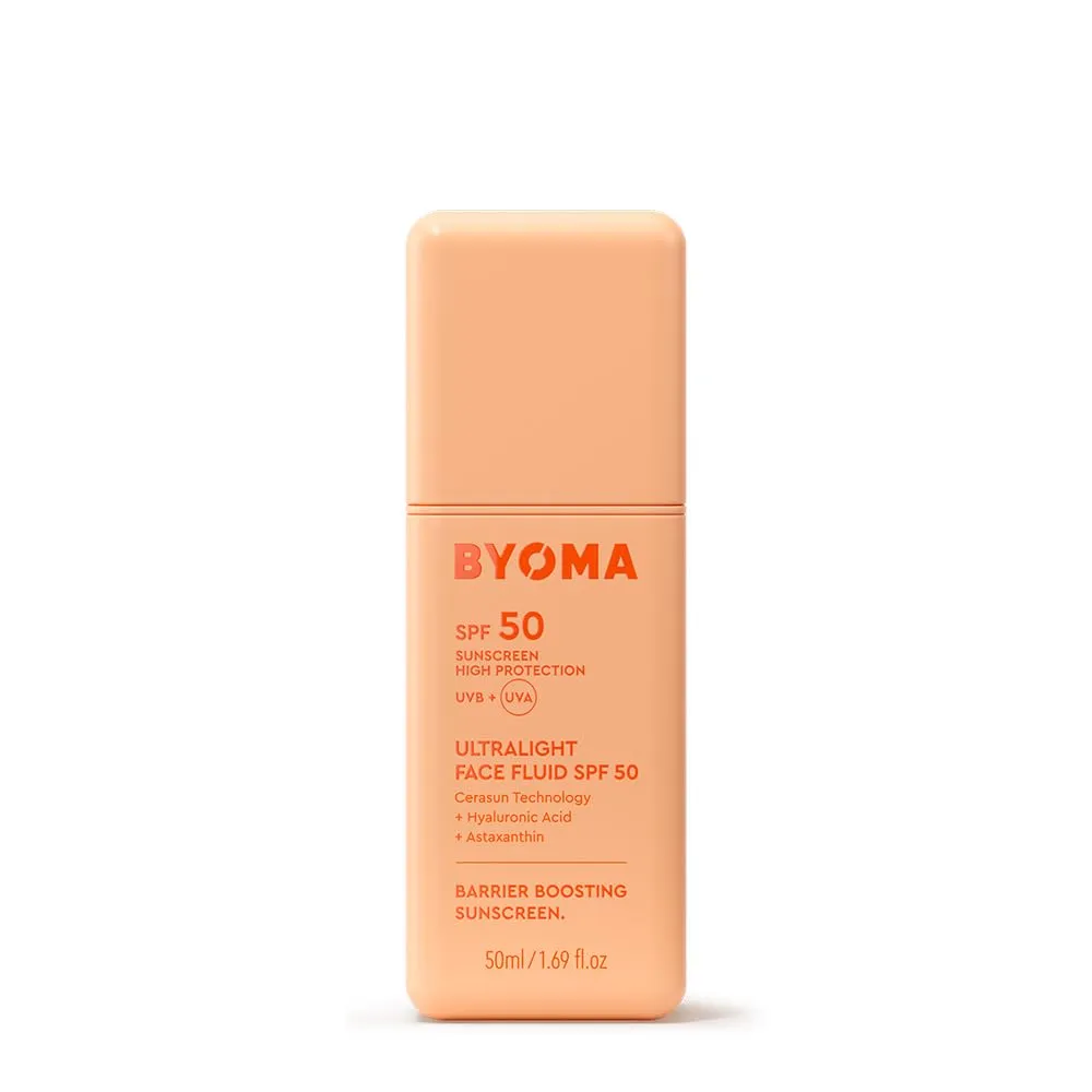 Fluido facial ultraligero FPS 50 Byoma | 50 ml