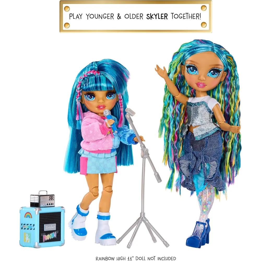 Rainbow High Jr. Banda de Rock Skyler muñeca