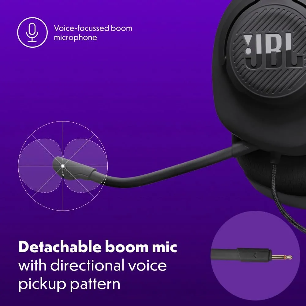 JBL Quantum 100M2 Auriculares Gaming | Negro