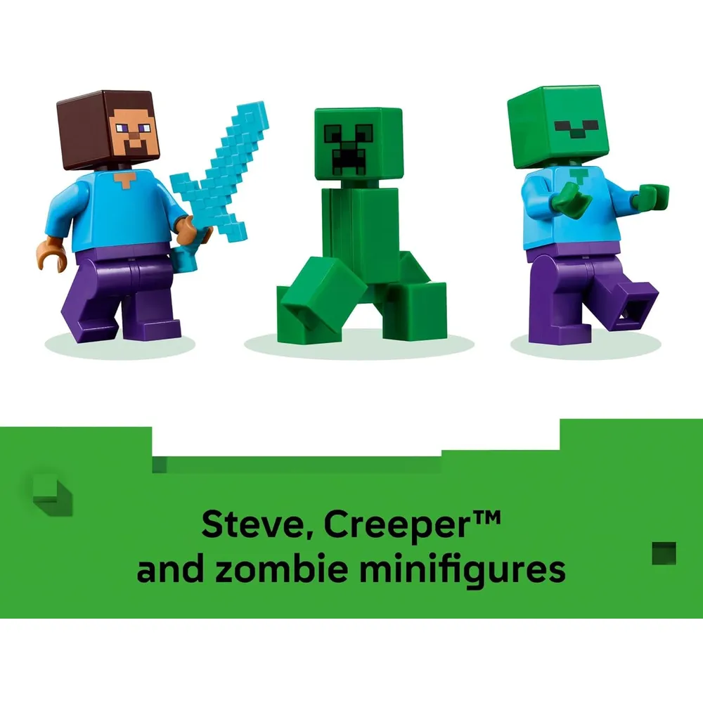 LEGO MINECRAFT CASA DE LA JUNGLA CON TNT