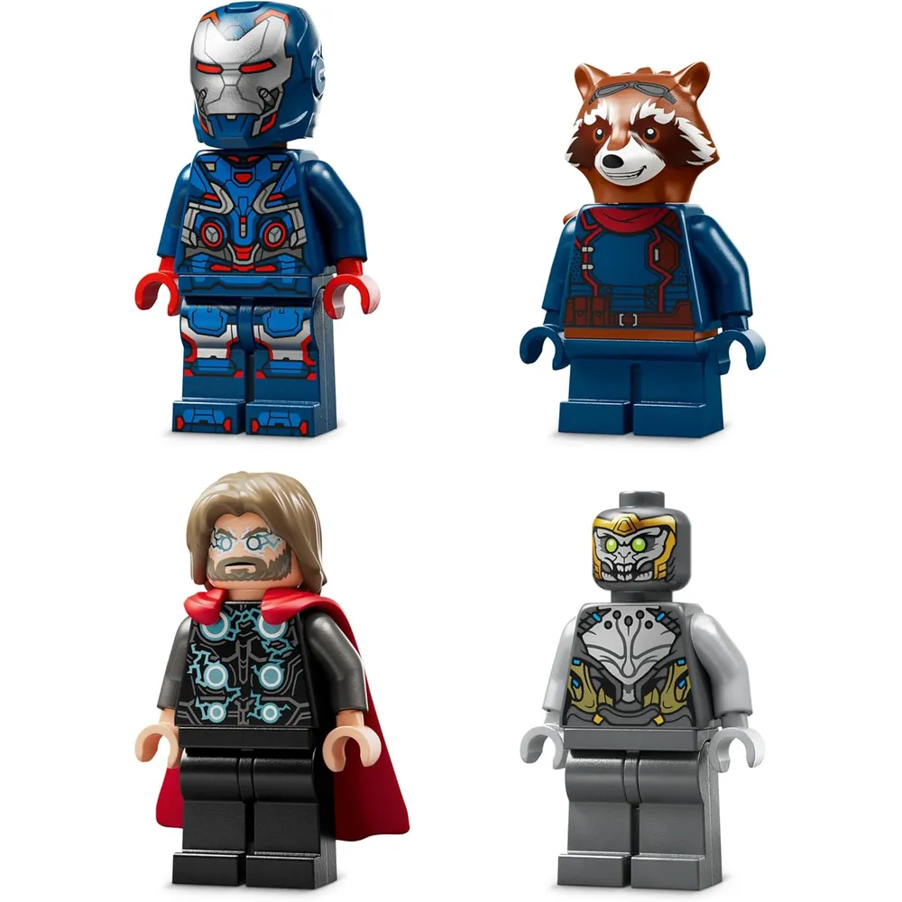 LEGO MARVEL AVENGERS ENDGAME THOR VS CHITAURI CON 7 MINIFIGURAS