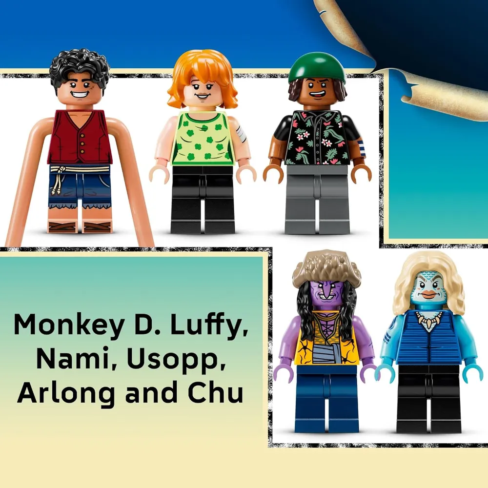 LEGO ONE PIECE BATALLA EN ARLONG PARK CON 5 FIGURAS