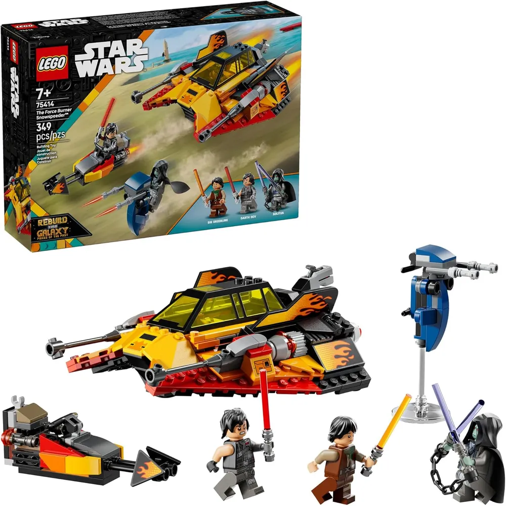 Lego Star Wars Snowspeeder 2 en 1, set de construcción con 3 minifiguras