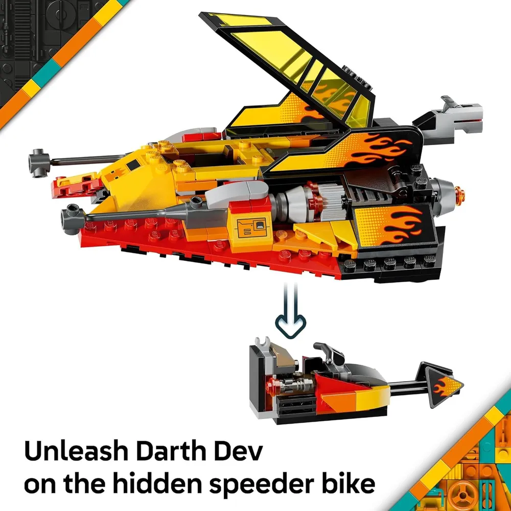 Lego Star Wars Snowspeeder 2 en 1, set de construcción con 3 minifiguras