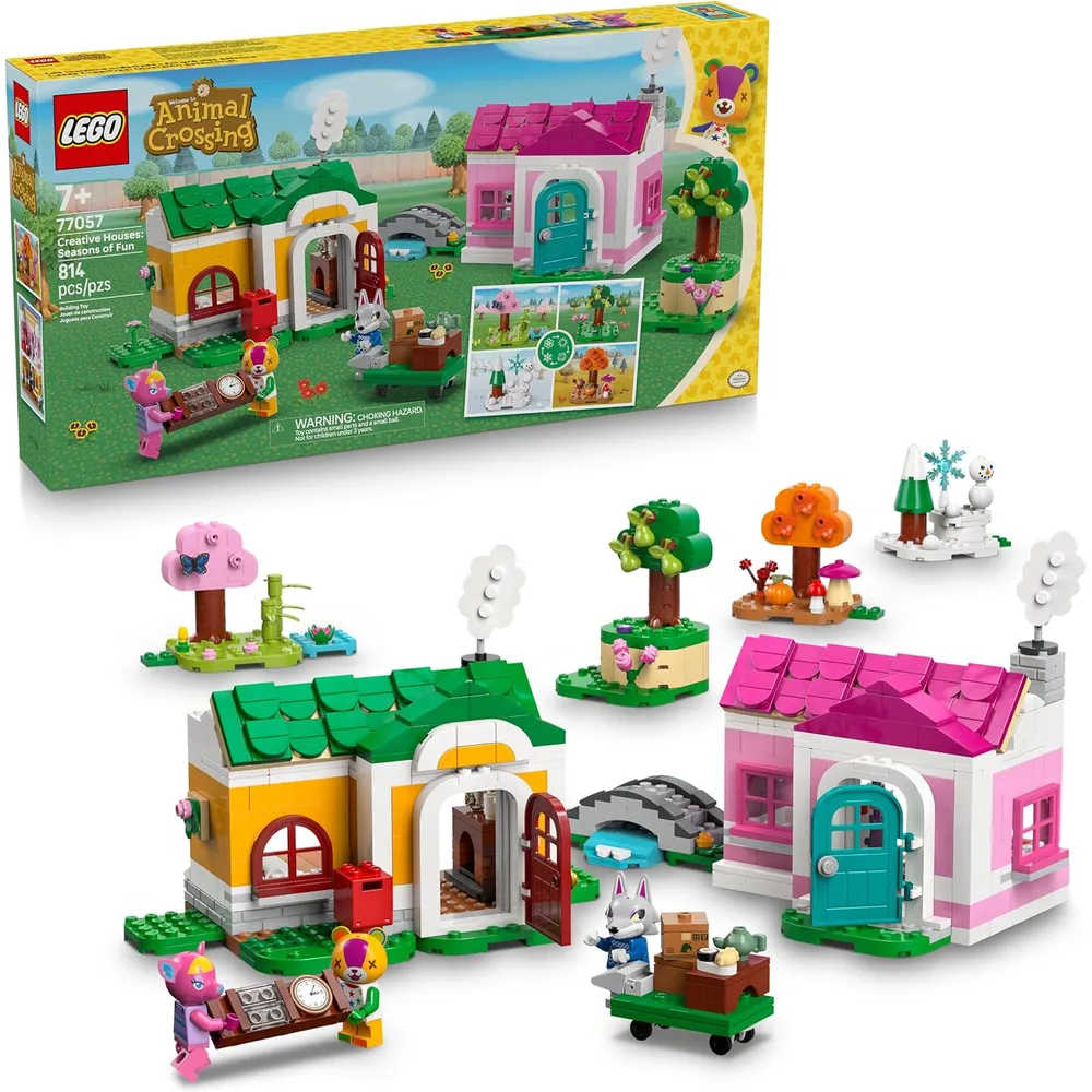 Lego Animal Crossing Casas Creativas, set de construcción Estaciones de Diversión