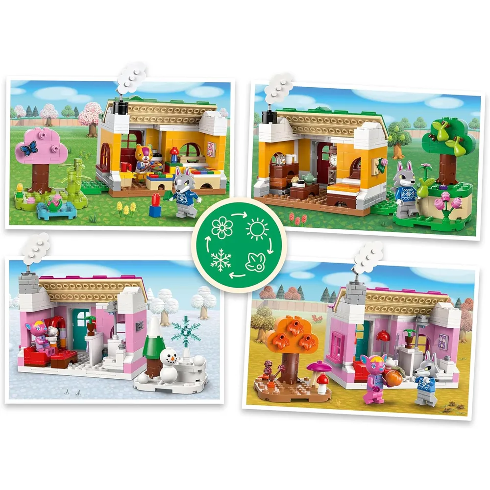 Lego Animal Crossing Casas Creativas, set de construcción Estaciones de Diversión