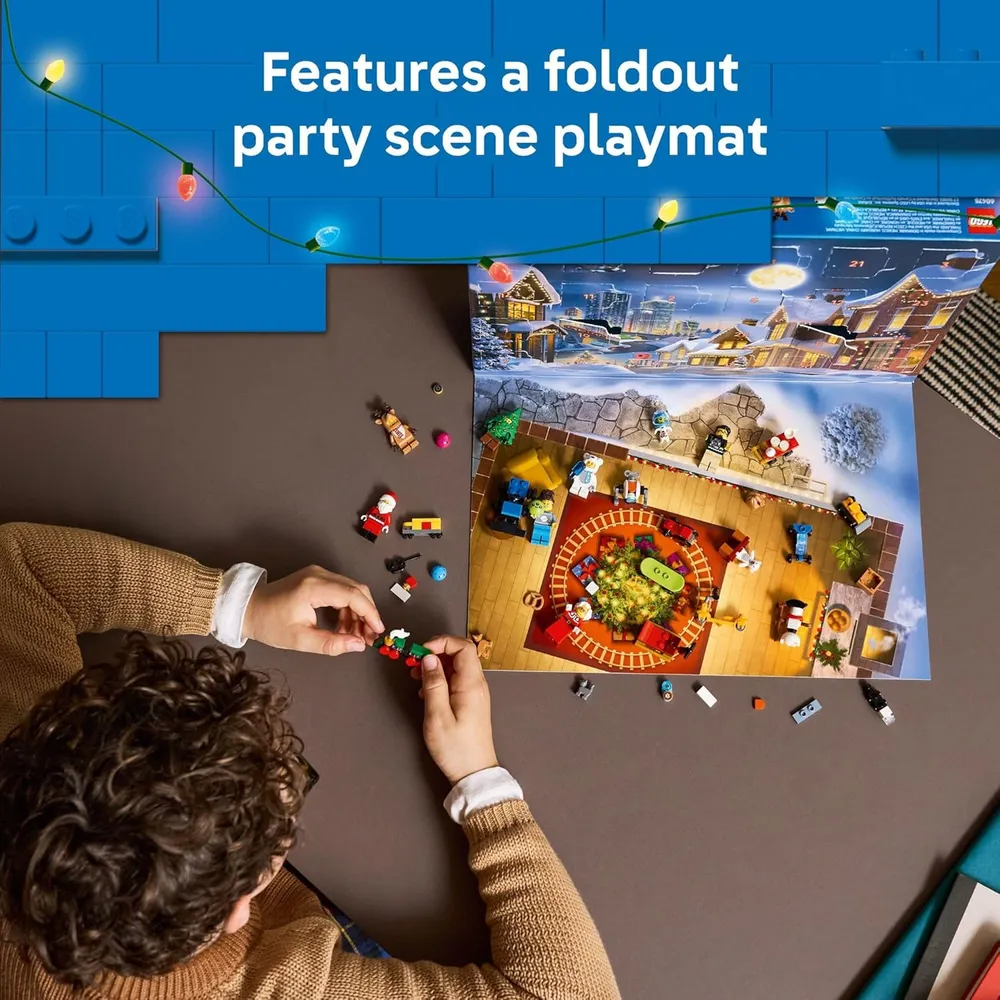 Lego City Calendario de Adviento 2025, set con 24 sorpresas y minifiguras